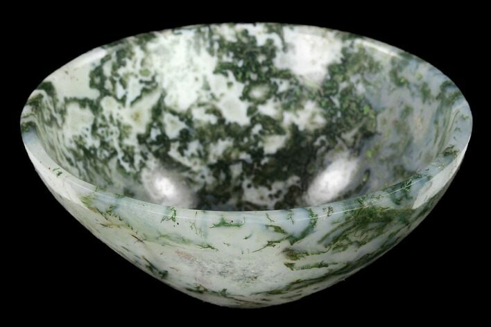 Polished Tree Agate Bowl #147682